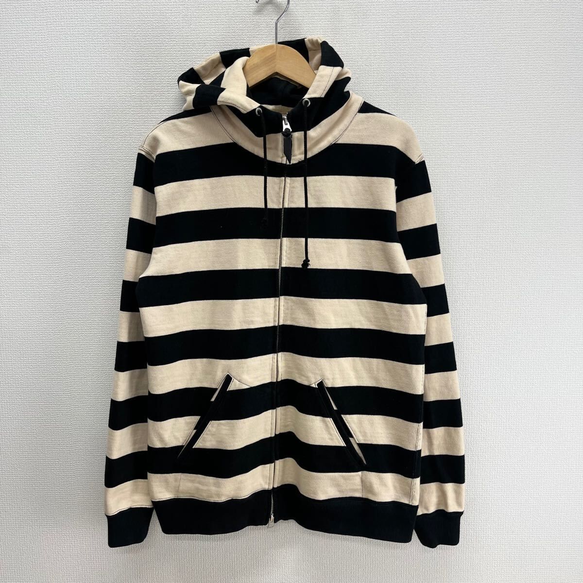 WESTRIDE ウエストライド HEAVY BORDER HOODIE ヘビーボーダー ジップ 