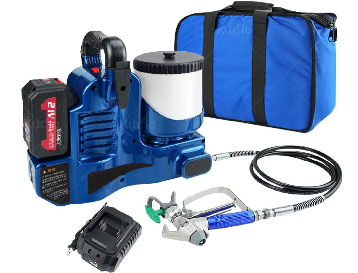 バックパックエアレスペイントスプレー スプレーガン 500W 充電式 電動 塗装機 コードレススプレーガン 塗装ガン マキタ互換 21V大容量バッテリー 15MPa高圧 6段階調速 1.2L容量 多種塗料対応 屋内屋外 DIY 工事現場用 軽量ポータブル設計