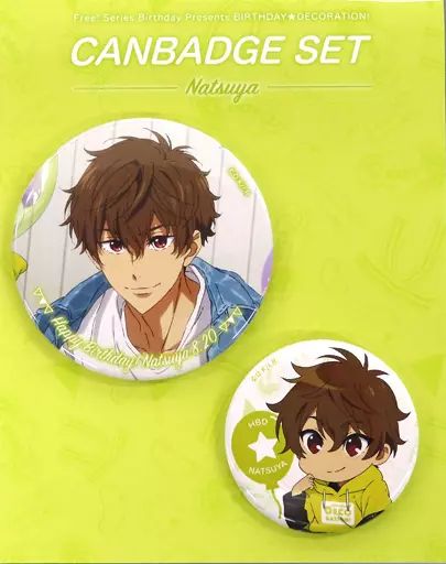 中古】バッジ・ピンズ 桐嶋夏也 BIRTHDAY☆DECORATION 缶バッジ