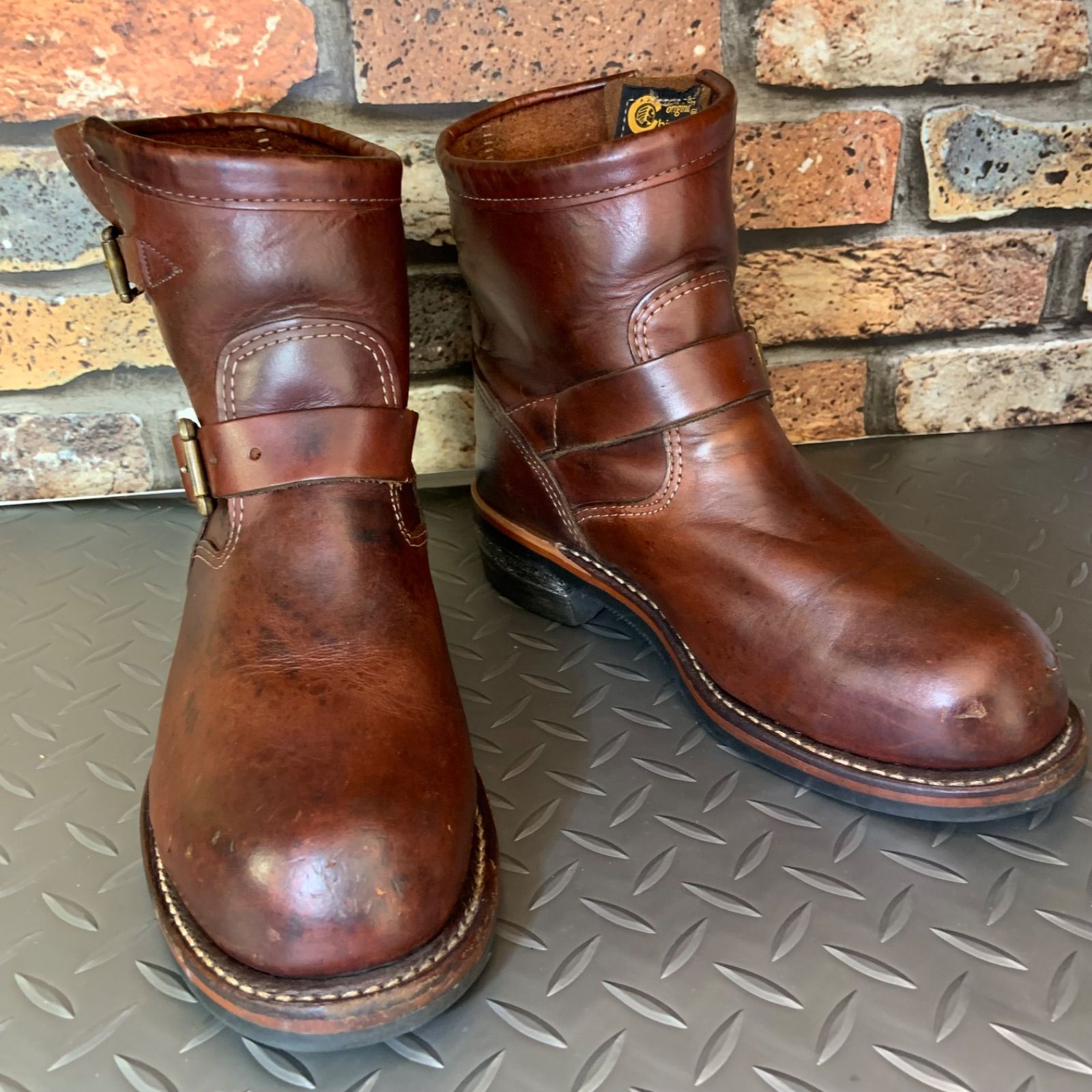 ☆Chippewa 91067 ショートエンジニアブーツ US7E (24J4-91067-7