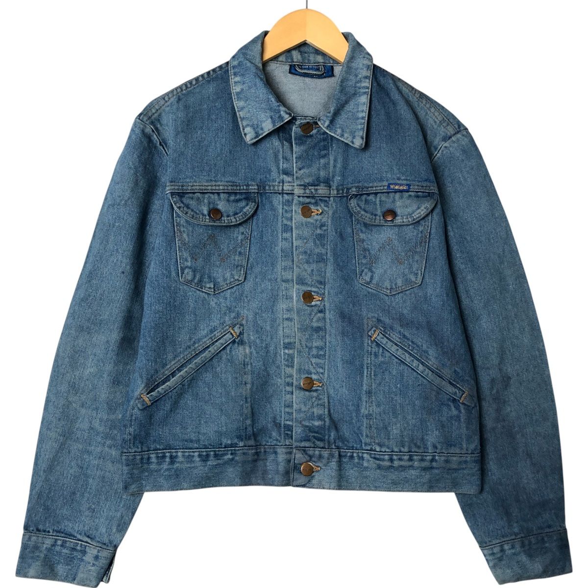 古着 70~80年代 ラングラー Wrangler デニムジャケット メンズM相当 ヴィンテージ|eaa553420