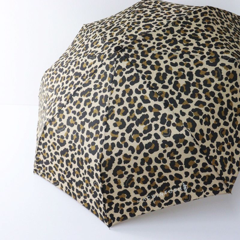マッキントッシュ MACINTOSH レオパード 折り畳み傘 /ブラウン かさ