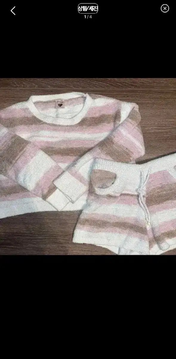 ジェラートピケ パジャマ 部屋着 イチゴチョコ ラテギャル ストライプ ルームウェア