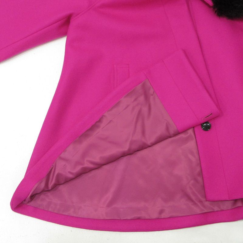 三重本店 FRAY I.D フレイアイディー 2WAYファー テントラインコート 23s ウールコート FWFC235201 ピンク サイズ 1 112 GULLKHAN_COM