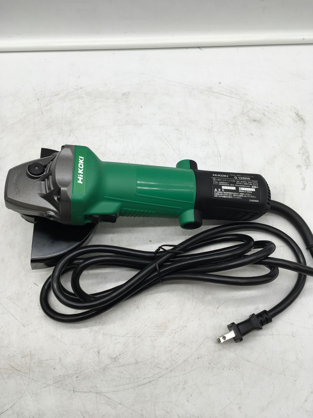 125mm 電気ディスクグラインダ 780W G13SH6(SSS) HiKOKI 125mm 電気ディスクグラインダ G13SH6（SSS） : P-TOOLS
