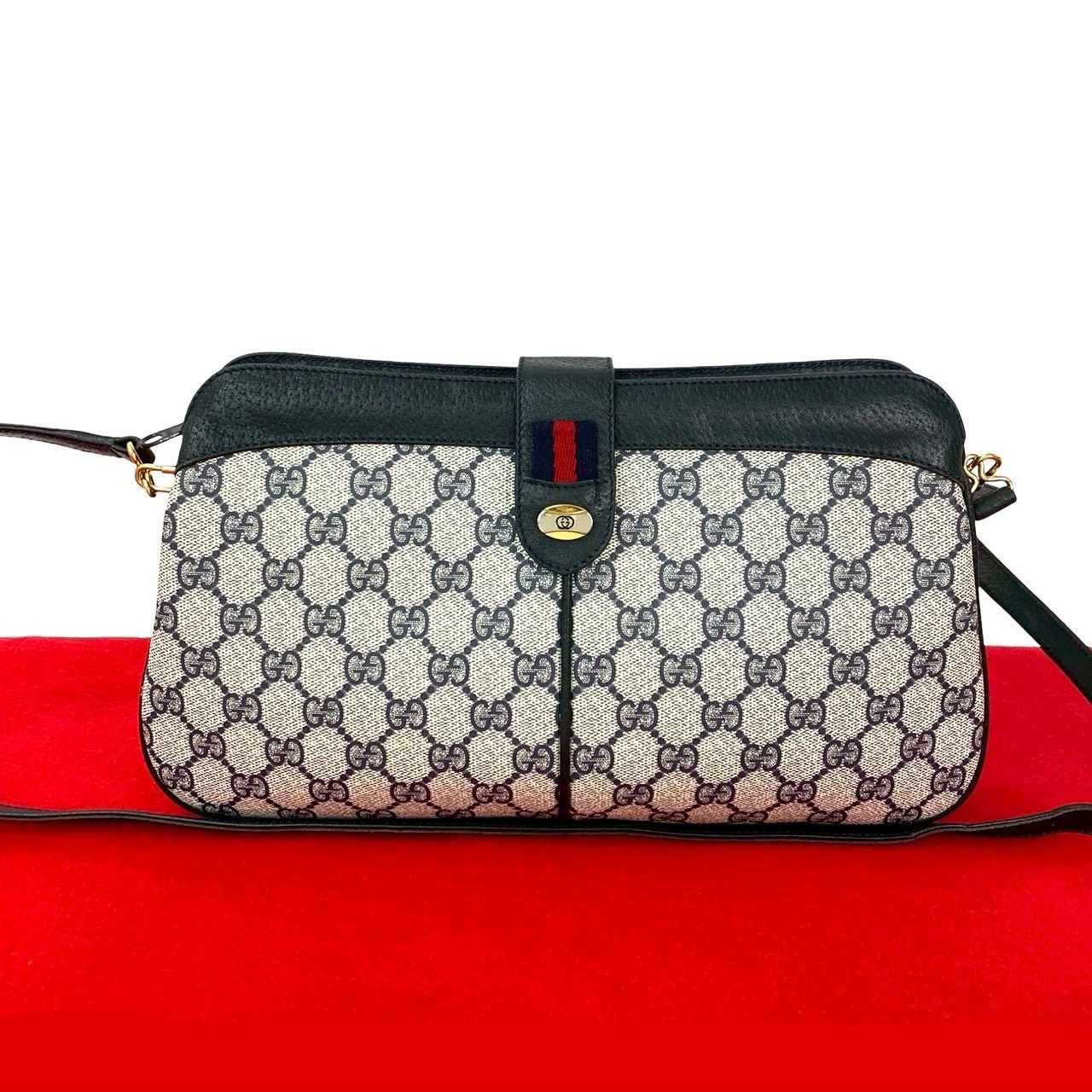 オールドグッチ マイクロGG ショルダーバッグ 極 美品 GUCCI グッチ オールドグッチ ヴィンテージ マイクロ GG