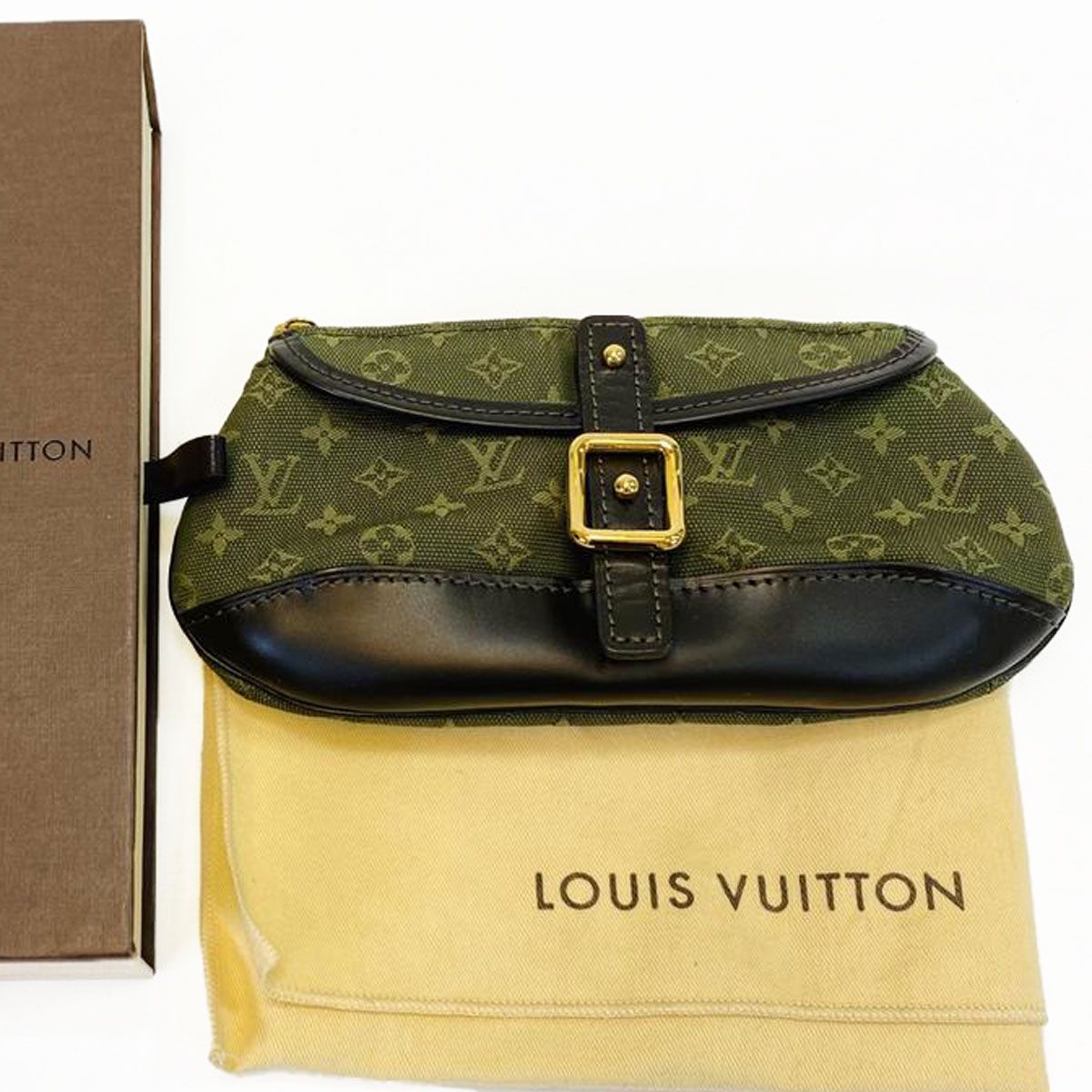 LOUIS VUITTON アン・ソフィ ポーチ モノグラムミニ カーキ 9633 LOUIS VUITTON ルイヴィトン M92698 アン・ソフィ ポーチ