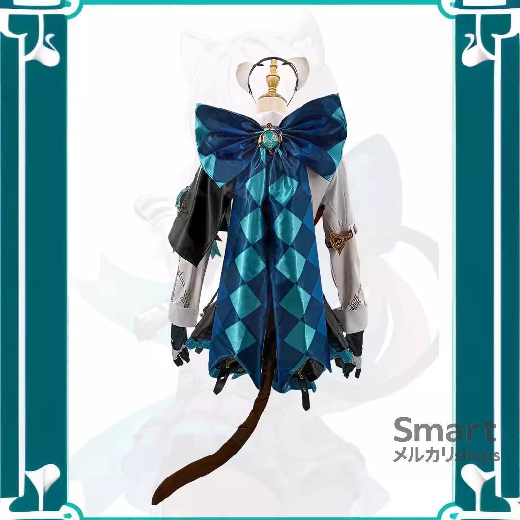コスプレ 衣装 原神 リンニット <!-利用不可文字-!>丹 双子風 フルセット ゲーム アニメ キャラクター 仮装 レディース M250913-6