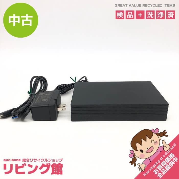 ss7429 【中古】 バッファロー 外付ハードディスク 4TB HD-EDS4U3-BC ブラック BUFFALO 外付けHDD 黒 据え置き型 コンパクト テレビ パソコン 録画用 ストレージ 外付ハードディスク 中古
