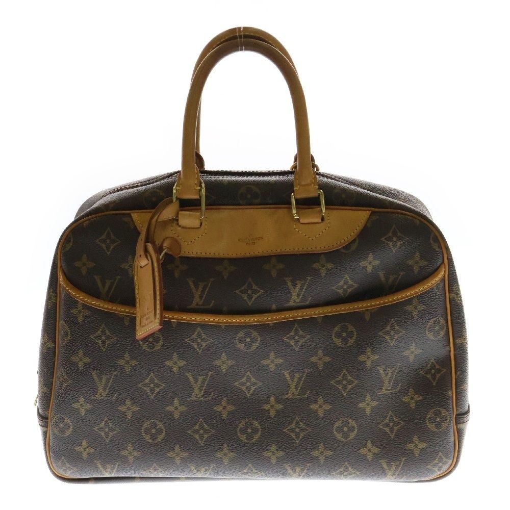 LOUIS VUITTON ルイヴィトン モノグラム ドーヴィル ブラウン PVC ハンドバッグ M47270