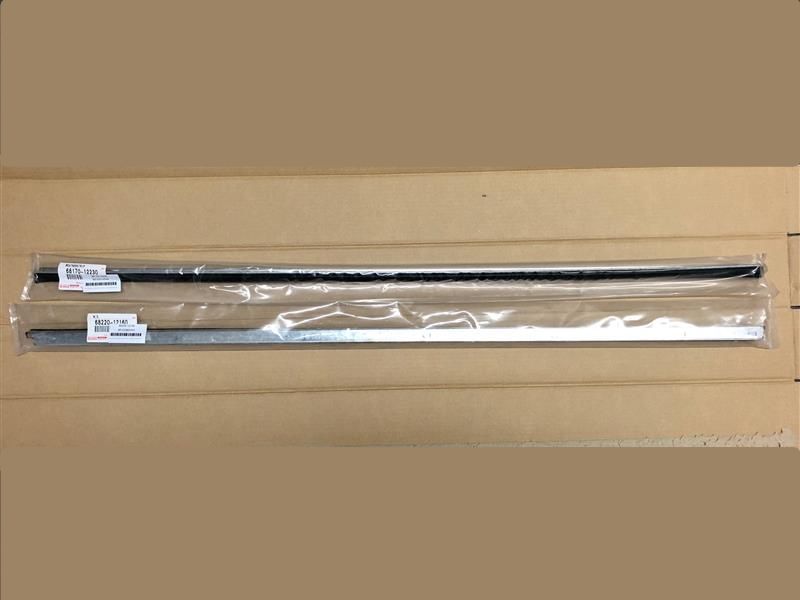 トヨタ TOYOTA 純正 AE86 AE85 レビン トレノ フロントドアガラス ウェザーストリップ 左 右 セット 内側 水切りモール スプリンター パーツ エンジン タイヤ バンパー 検索 マフラー