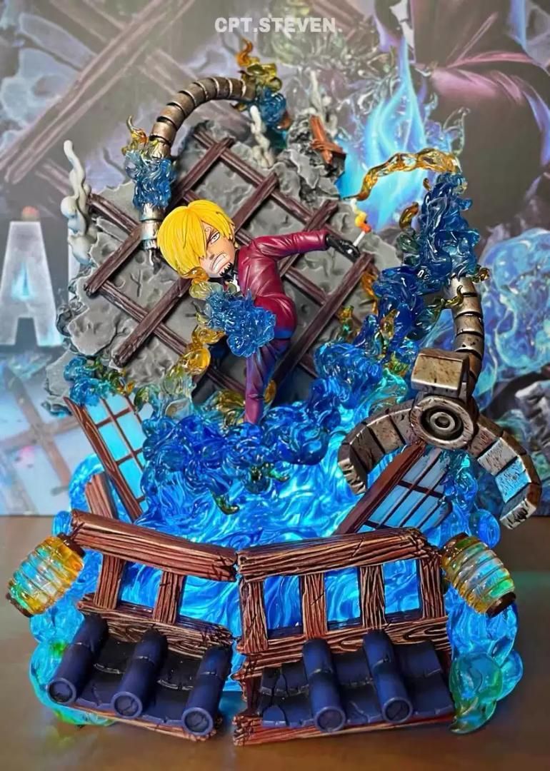 ワンピース 魔神風脚 サンジ ガレージキット ワーコレサイズ フィギュア ワンピース 魔神風脚 サンジ ガレージキット ワーコレサイズ