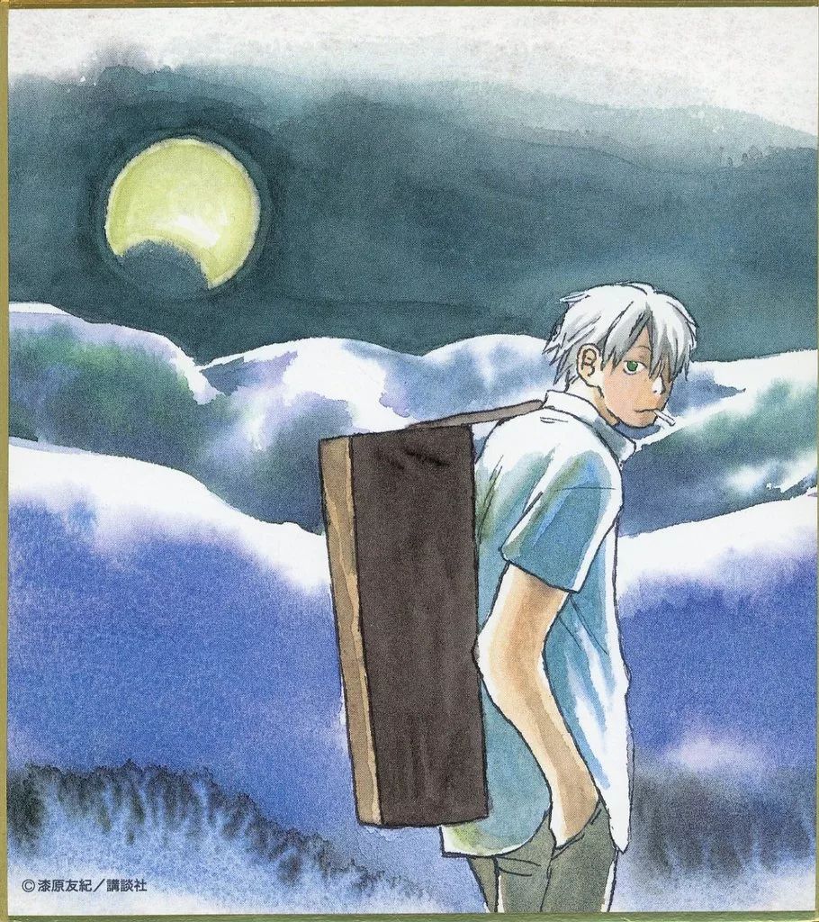 中古】紙製品 H.ギンコ(月) ミニ色紙 「推しちゃれ 蟲師 くじ 第