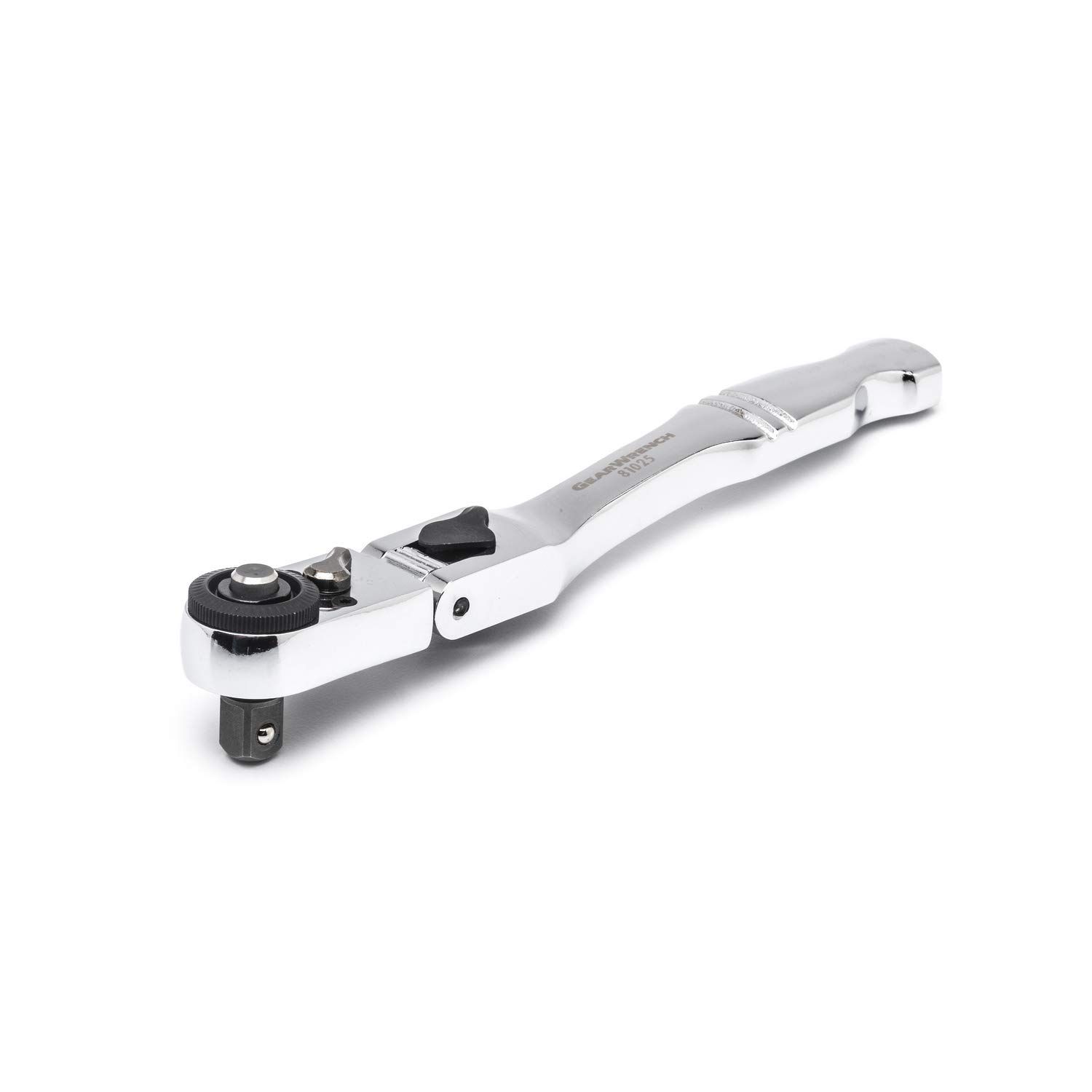 GEARWRENCH 1|4インチ ドライブ 72歯 クイックリリースロックフレックススリムヘッドラチェット 6インチ - 81025