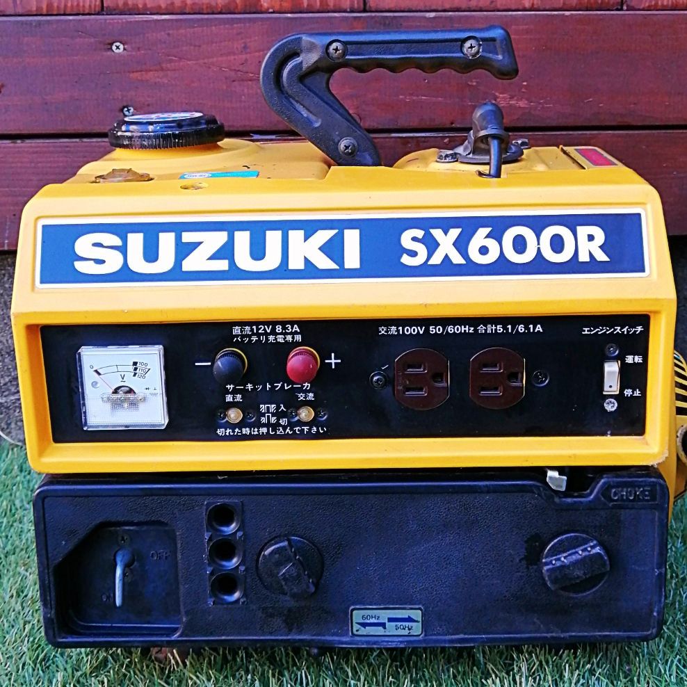整備済＞SUZUKI ポータブルエンジン発電機 SX600R - メルカリ