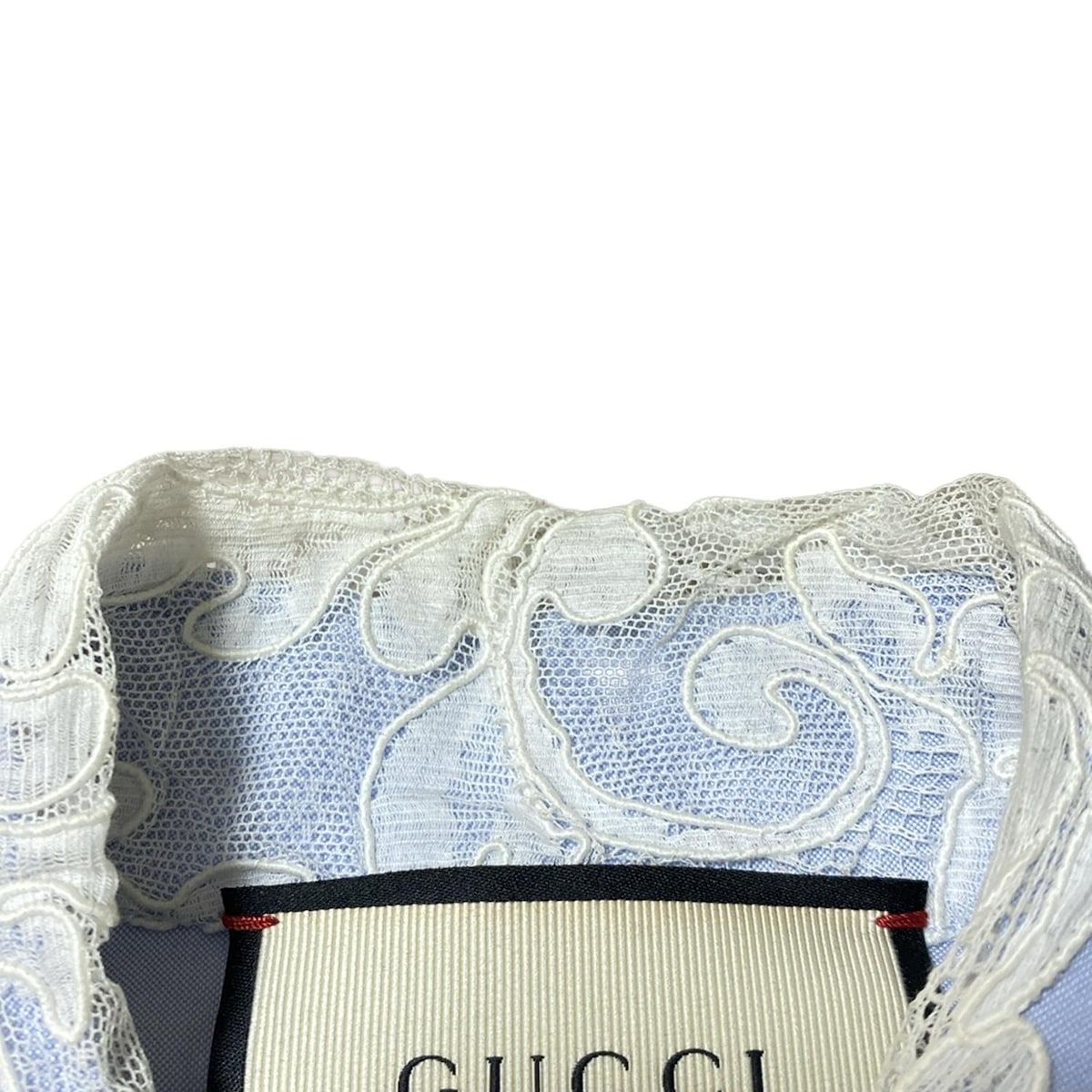 グッチ　GUCCI トップス　シルクシャツ　リボン　長袖　レディース GUCCI(グッチ) 長袖シャツブラウス サイズ38 S レディース - 449736