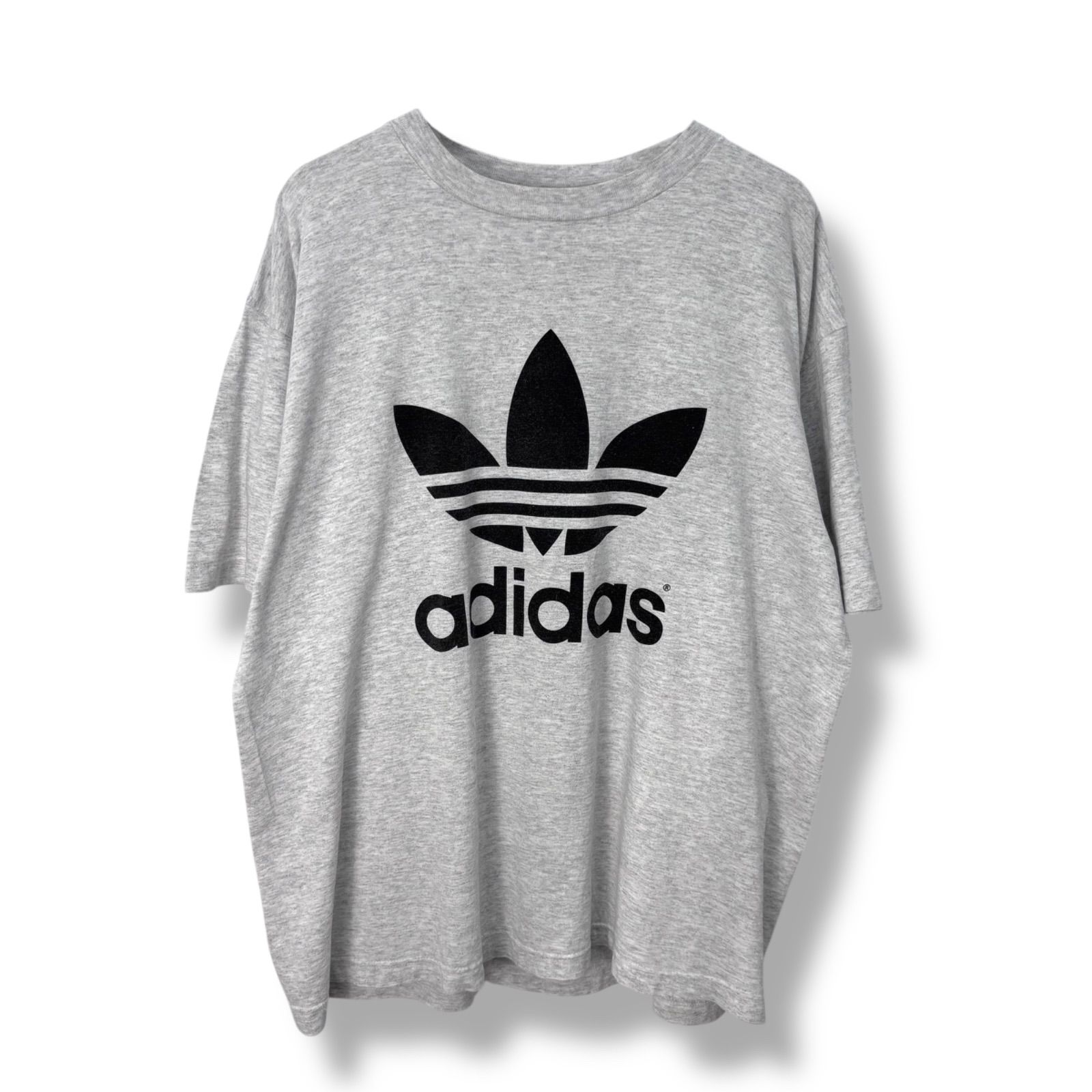90s Adidas Trefoil Logo Print T-Shirt Made in USA 【L】 90年代 