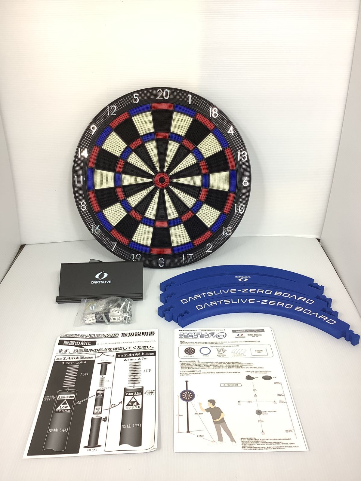 DARTSLIVE ZERO BOARDダーツライブゼロボード、ポールセット DARTSLIVE