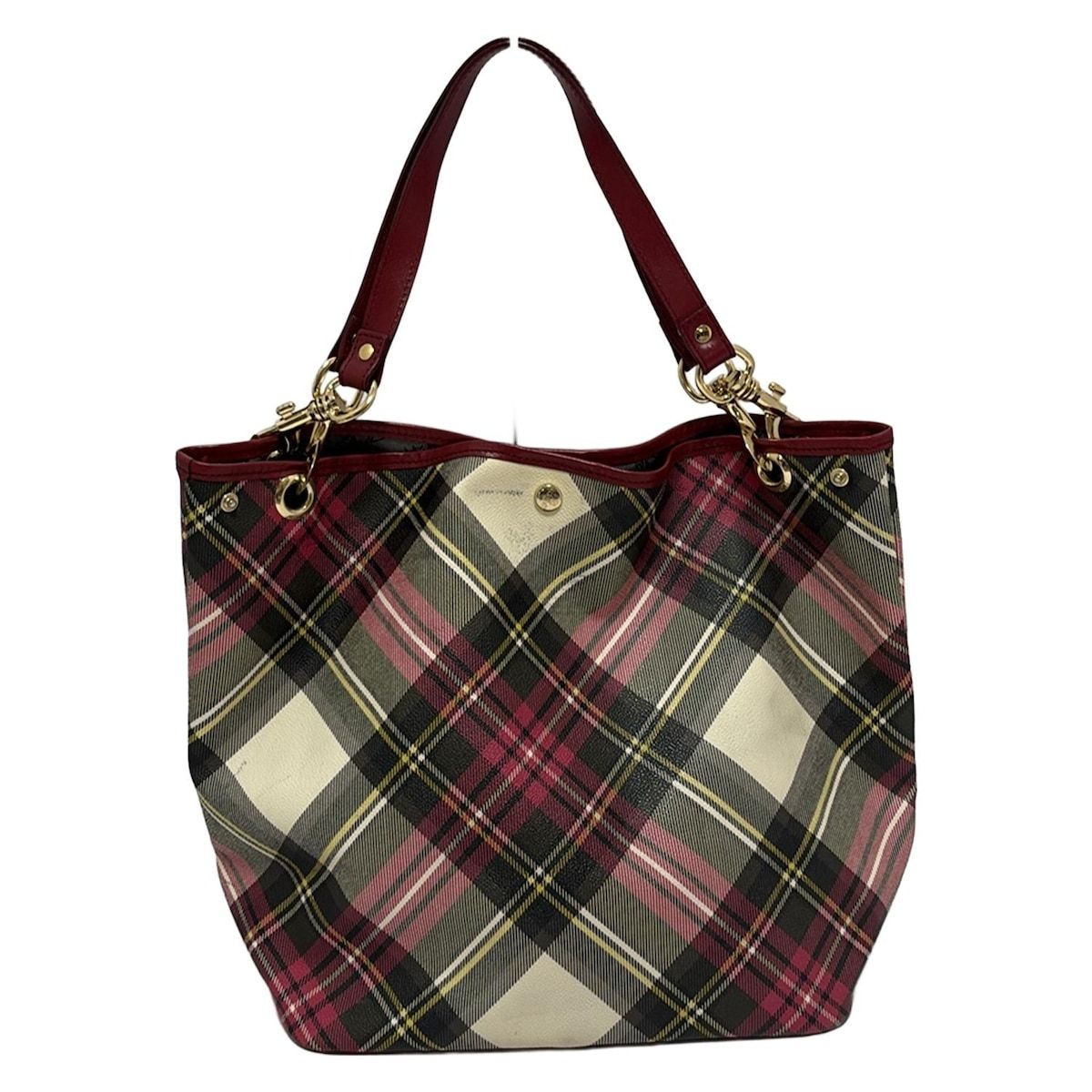 未使用品】ヴィヴィアンウエストウッド タータンチェック がま口