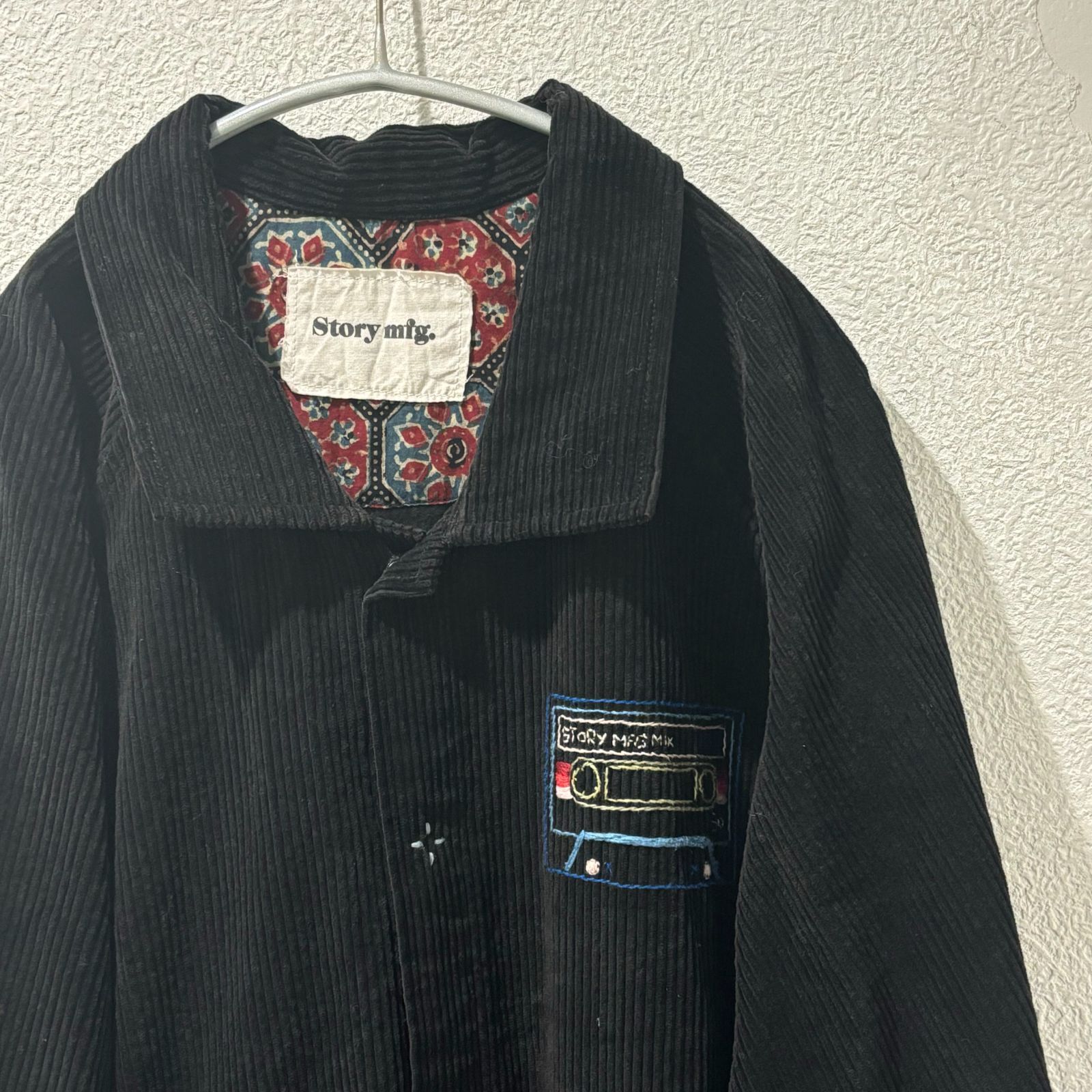 STORY MFG ストーリーエムエフジー コーデュロイ ジャケット ブラック