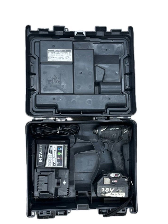 ▽日立 HITACHI コードレスインパクトドライバ WH18DDL 00656