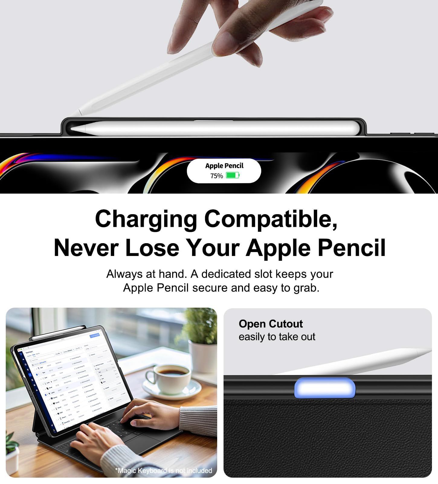 Pencilホルダー付き マグネット付き