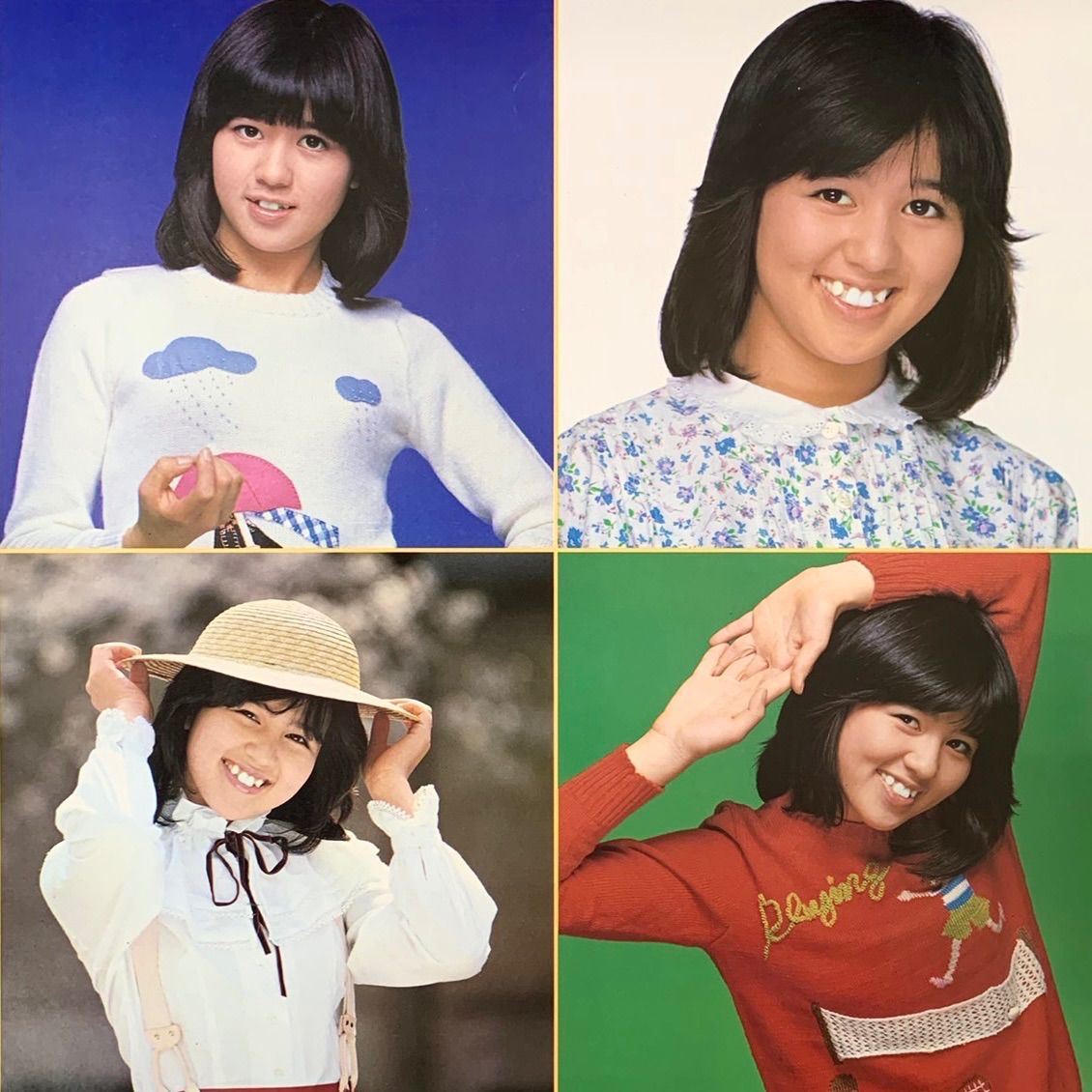 （３枚）石野真子　レア生写真　Vbセット 3枚）石野真子 レア生写真 Vbセット