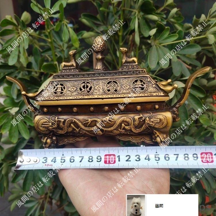 銅 細工 菊花香挿し 茶道線香挿し香道具 装飾品 工芸品 置物 銅