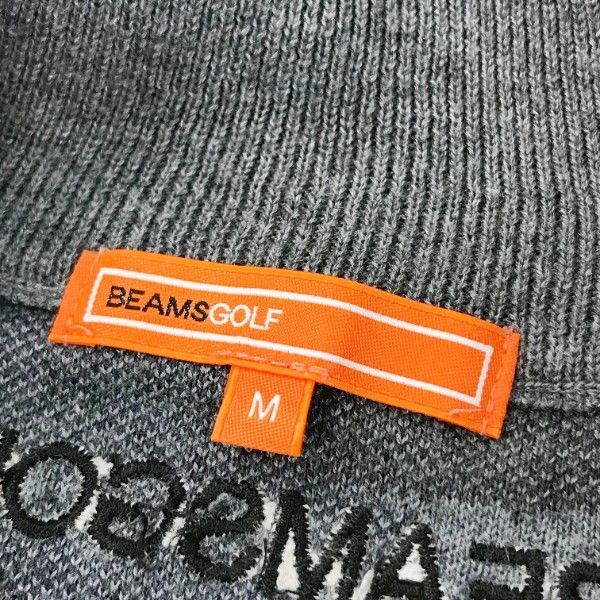 BEAMS GOLF ビームスゴルフ ニット ジップジャケット 迷彩柄 カモフラ