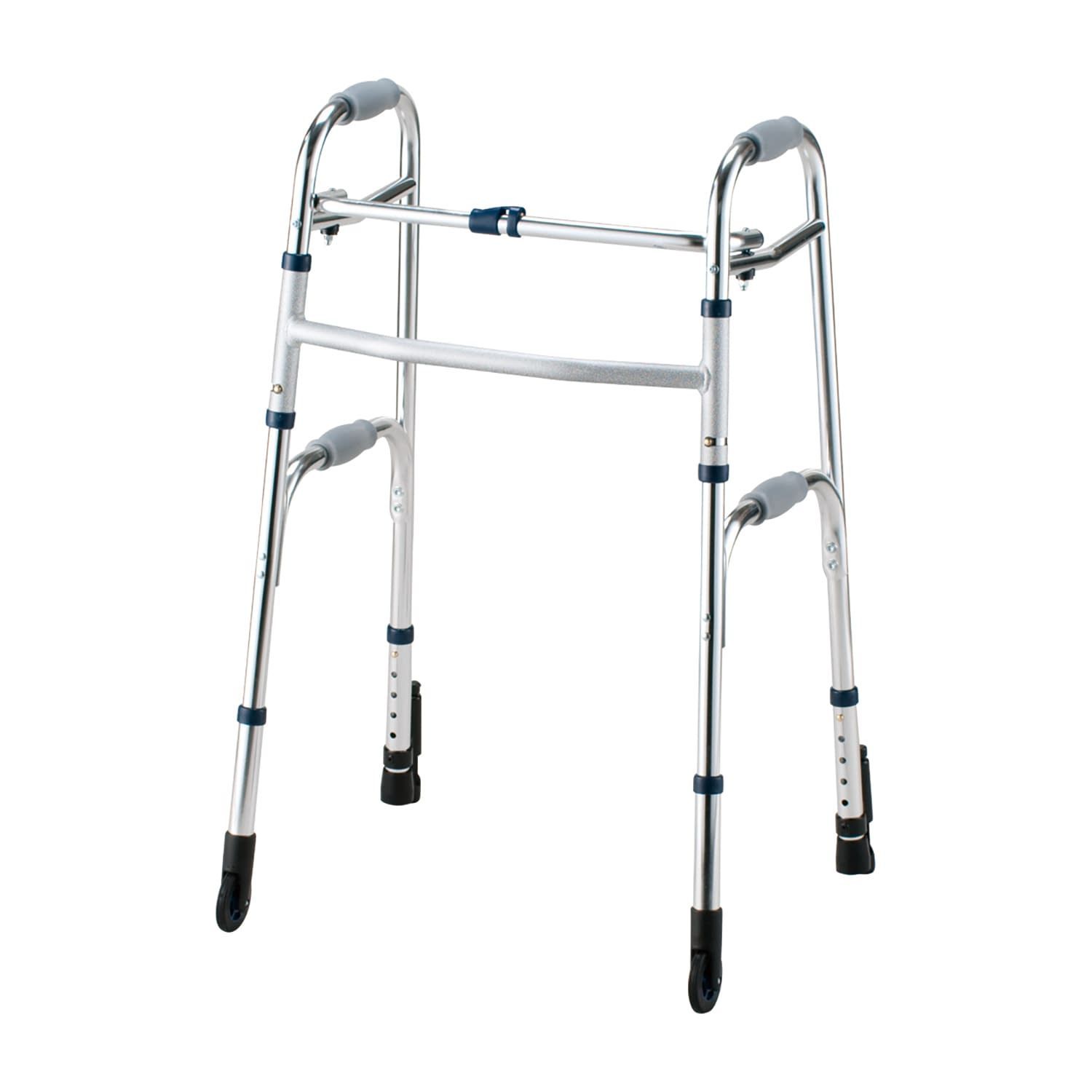 美品◎KMINA Walker 四輪歩行器 杖付き折りたたみチェア付属 Amazon