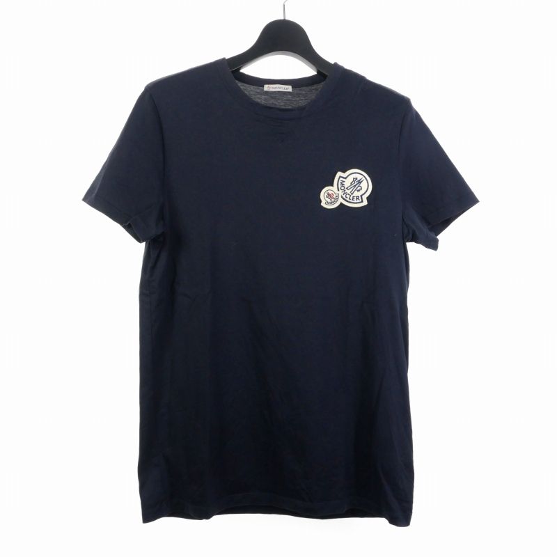 MONCLER モンクレール ネイビー半袖Tシャツ メンズ イタリア正規