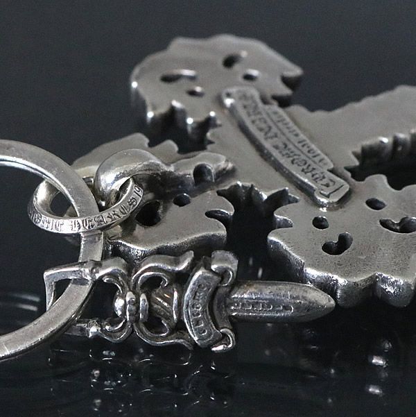 銀座店 クロムハーツ フィリグリークロスSM キーリング 91034 - メルカリ