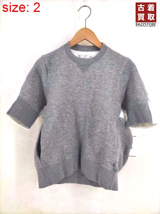 サカイ Sacai 17SS ドッキングデザインスウェット レディース 2 サカイ Sacai 17SS ドッキングデザインスウェット レディース 2
