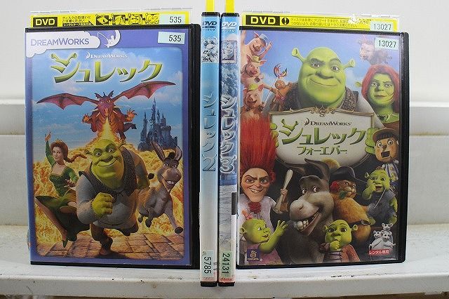 DVD シュレック 全4巻 ※ケース無し発送 レンタル落ち ZX603 - メルカリ