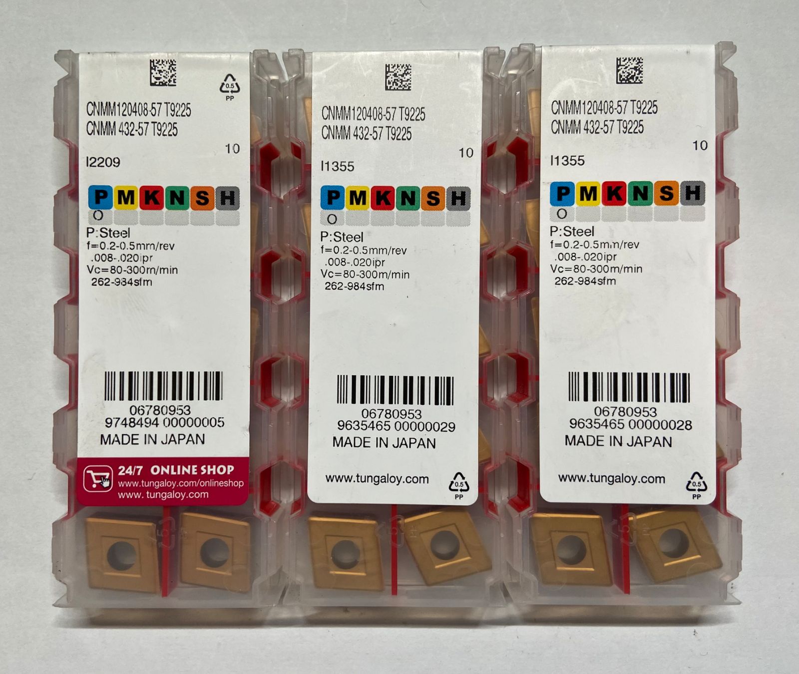 旋盤チップタンガロイ CNMG120408 10箱セット 旋盤チップタンガロイ