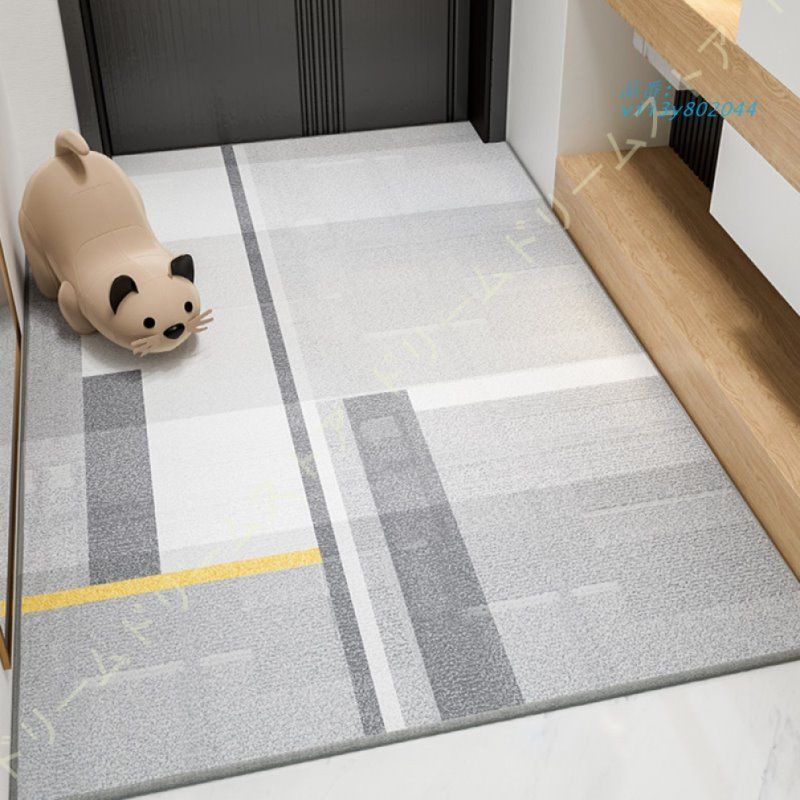 玄関マット 屋外 室内 業務用 北欧 おしゃれ 軽量 汚れ防止 抗菌 北欧風オシャレ 1.5畳 2畳 大きめ 滑り止め 風水 防ダニ 幾何学柄 洗える 1畳 ウェルカム  vii3y802044