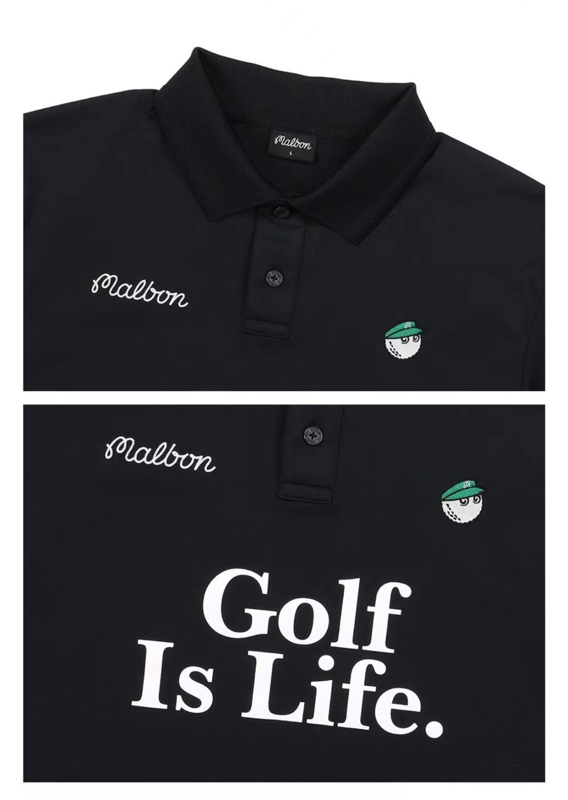 Malbon Golf マルボンゴルフ トップス 男女兼用 ポロシャツ 半袖