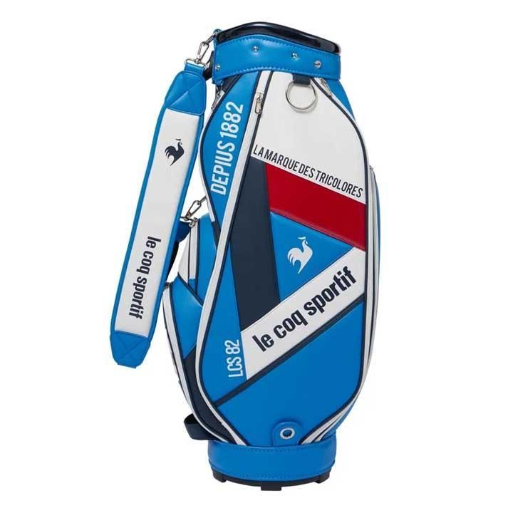ルコック le coq sportif LG5FCB01M アーカイブデザイン カート キャディバッグ 2025 9.5型 4kg BL00 ブルー