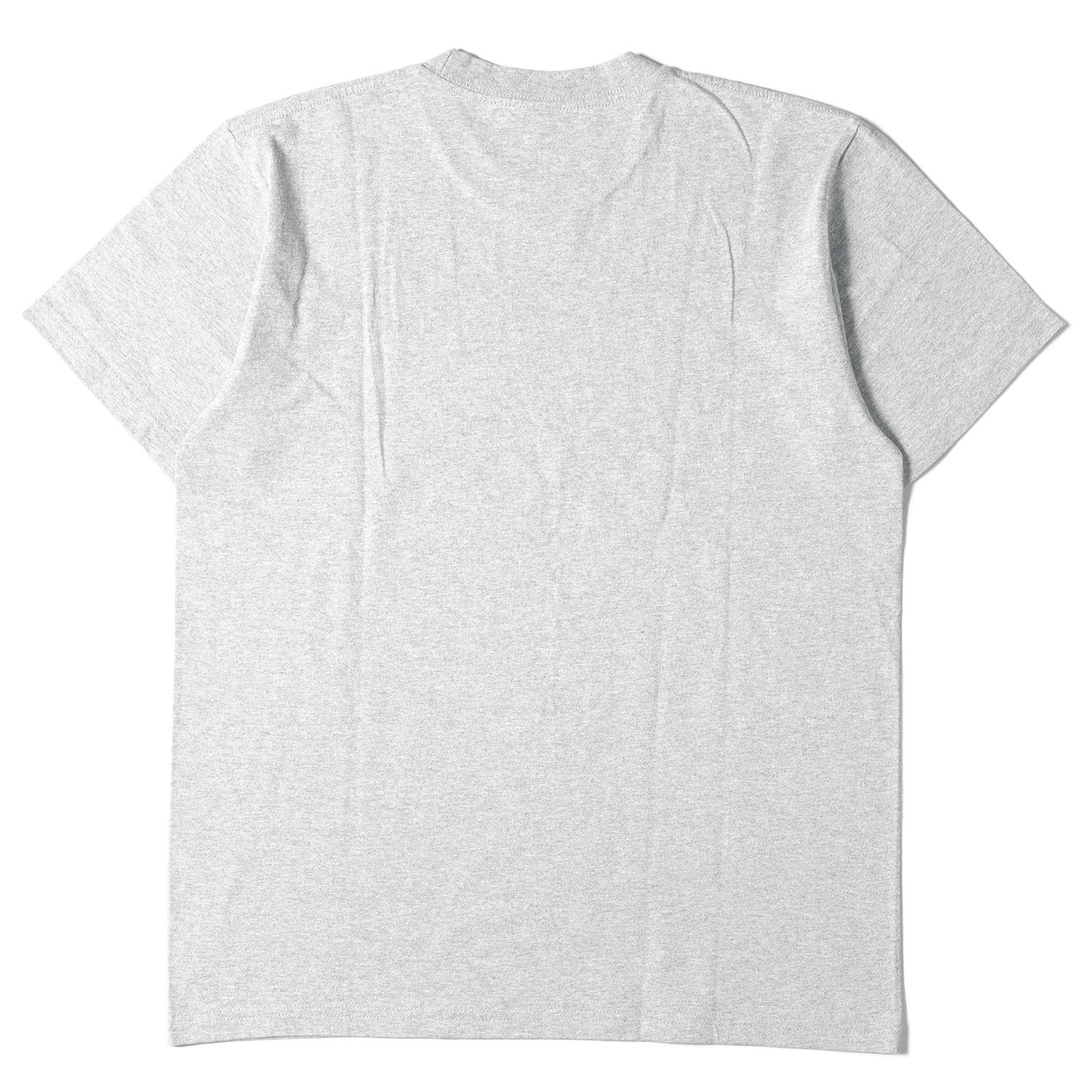美品 Supreme シュプリーム Tシャツ サイズ:M バンダナ ボックスロゴ クルーネック Tシャツ Bandana Box Logo Tee  19AW ヘザーグレー トップス カットソー 半袖