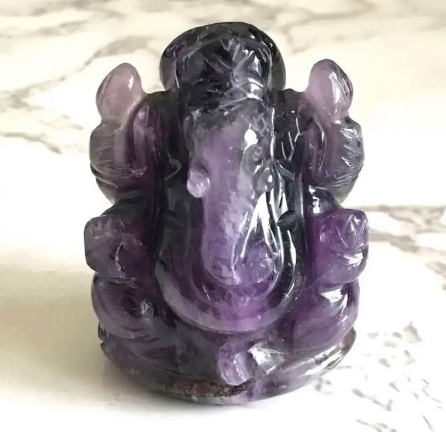 アメジスト ガネーシャ 彫刻 天然紫水晶 約109グラム www.gruppomega.it