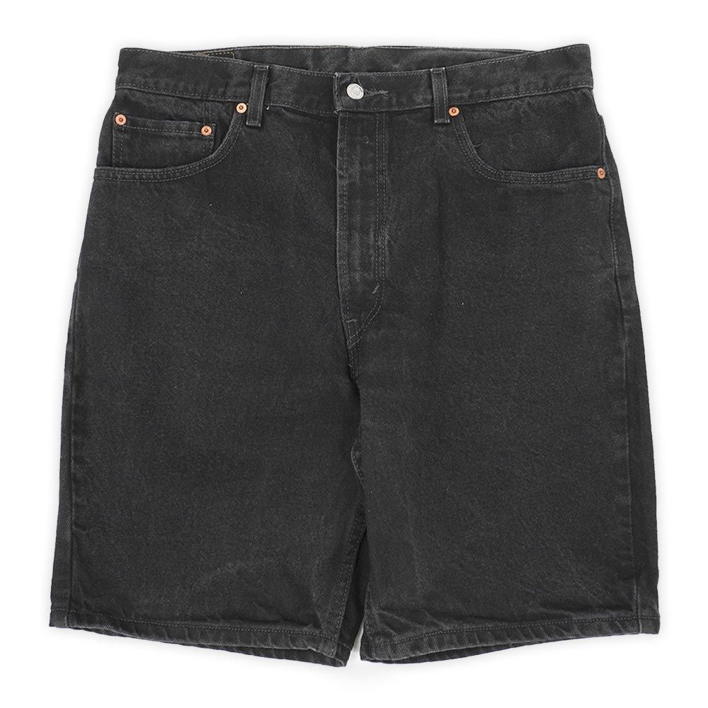 リーバイス Levi's 00s 2000年代 505 ブラックデニムショーツ ブラックジーンズ 短パン 定番 501 ヴィンテージ ビンテージ VINTAGE アメリカ 古着 メンズ ショートパンツ 黒 W36【中古】