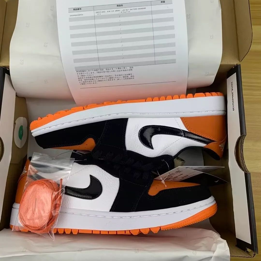 新品未使用Nike Air Jordan 1 Low Golf "Shattered Backbords" ナイキ エアジョーダン1 ロー ゴルフ "シャッタード バックボード"