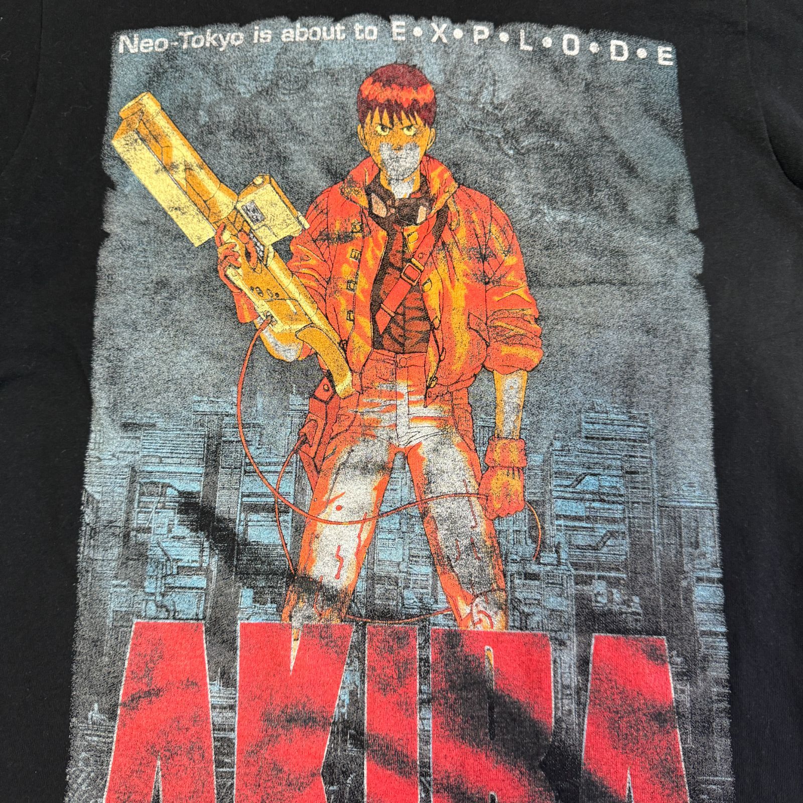 90s AKIRA Neo-Tokyo Is About to E.X.P.L.O.D.E. プリント Tシャツ M 