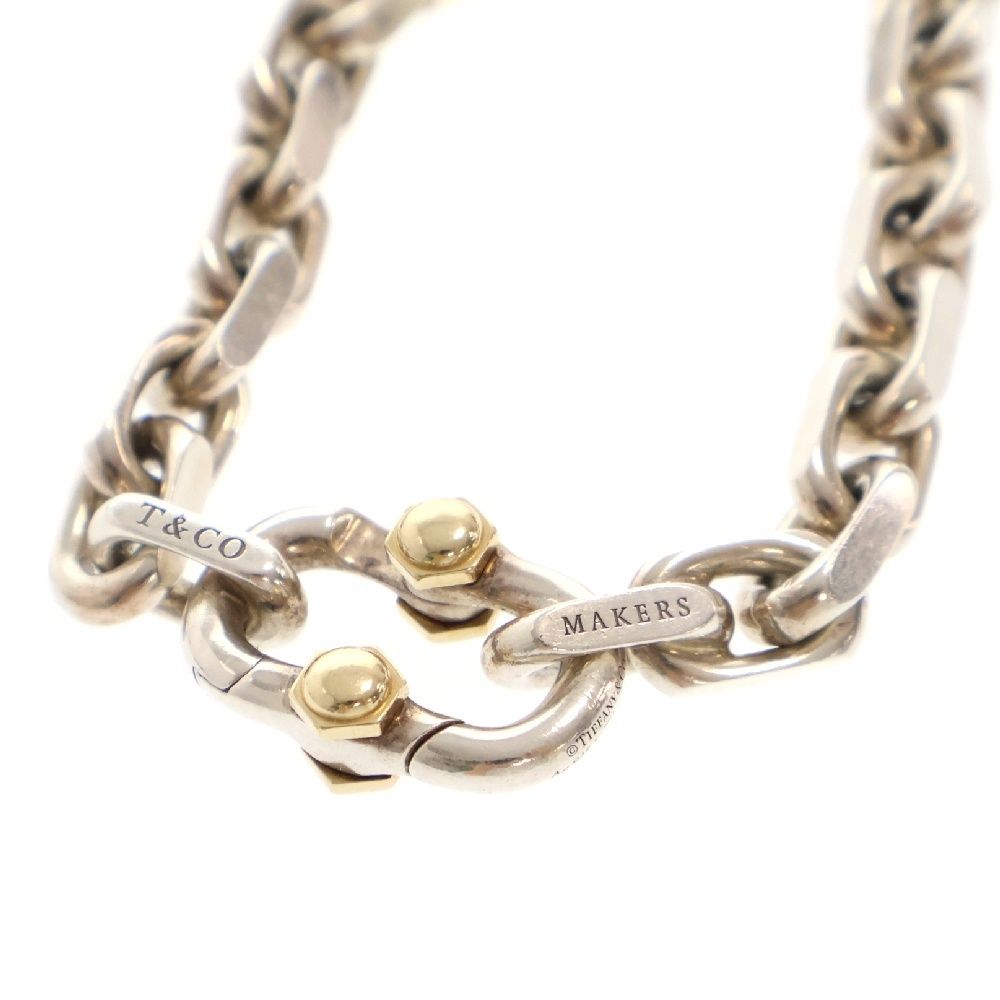 TIFFANY&Co (ティファニー) MAKERS メイカーズ K18コンビ ワイド  