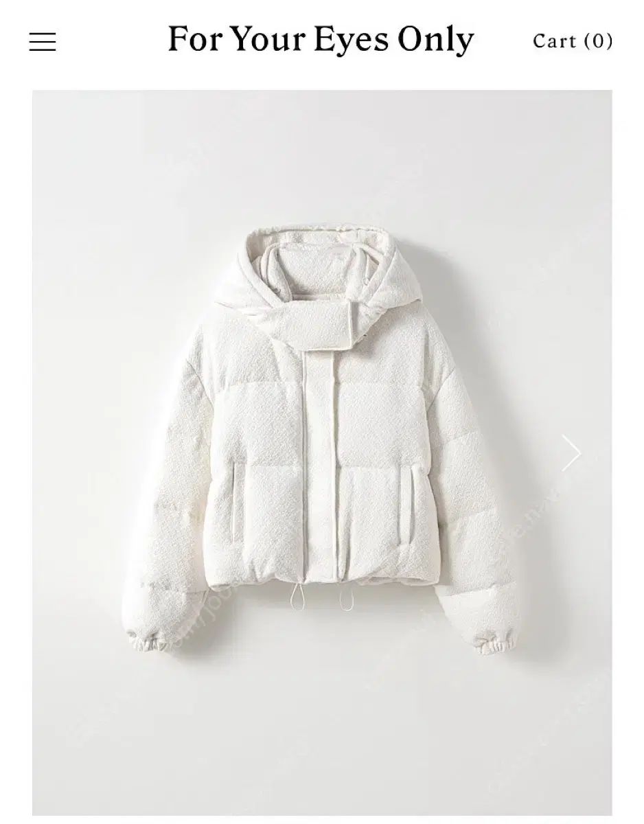 Fyeo ブランシュ ツイード ダウン blanche tweed jacket