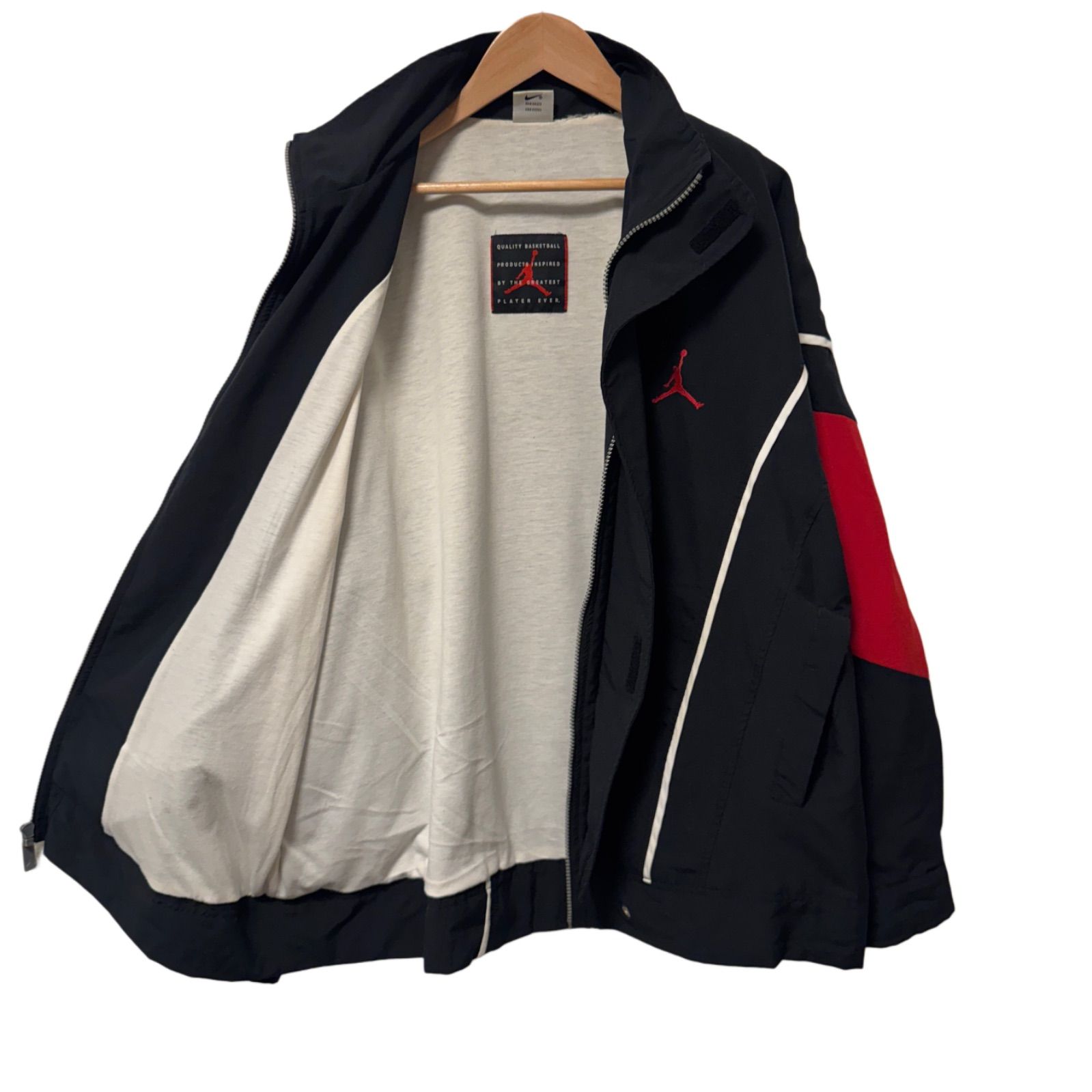 90s 00s ナイキ ジョーダン ナイロンジャケット XL相当 刺繍ロゴ