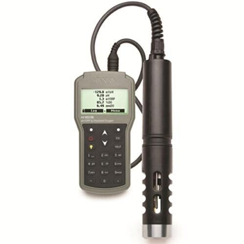 3営業日で発送 ハンナ ポータブル型 pH ORP DO 気圧 °C計 HI 98196 10