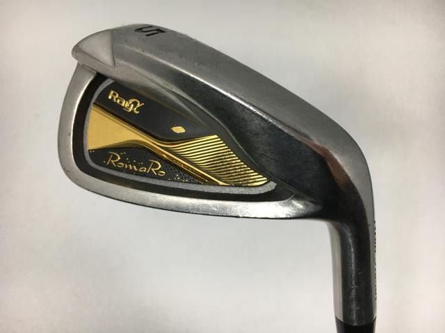 お買い得品！【中古ゴルフクラブ】(7本セット)RomaRo(ロマロ) Ray α(アルファ) ゴールド アイアン 2015 (高反発) NSプロ ZELOS 7 5～9.P.A【14日間返品OK】