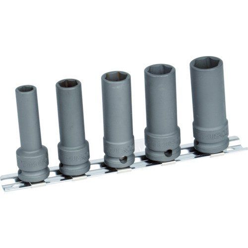 差込角9.5mm_5個組 TRUSCO トラスコ インパクト用ロングソケット5個組セット 差込角9.5mm T35LSET