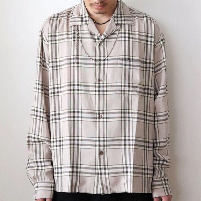 18aw UNUSED US1456 レーヨンチェックシャツ UNUSED(アンユーズド) / 18aw/レーヨンチェックシャツ/3